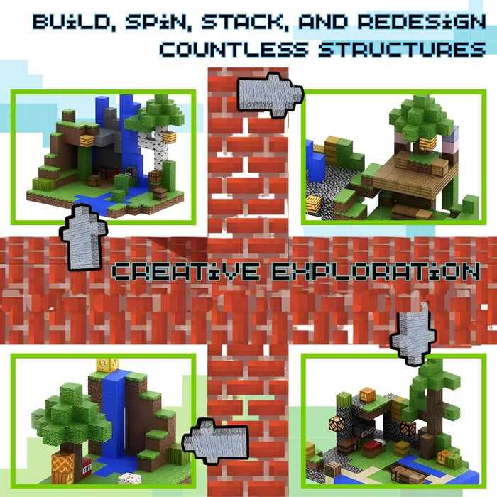 Random Minecraft Style Magnetic Building Blocks