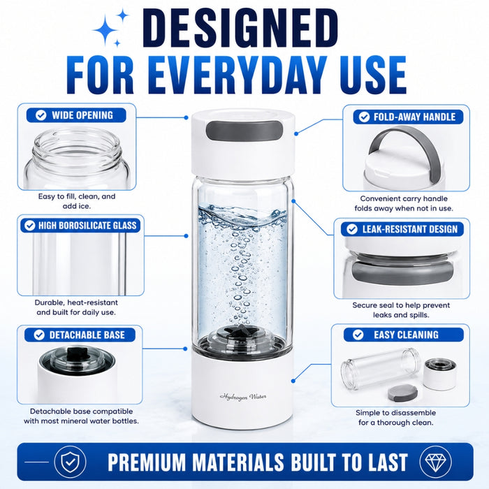 Hydrogen Water Generator Bottle 380mL