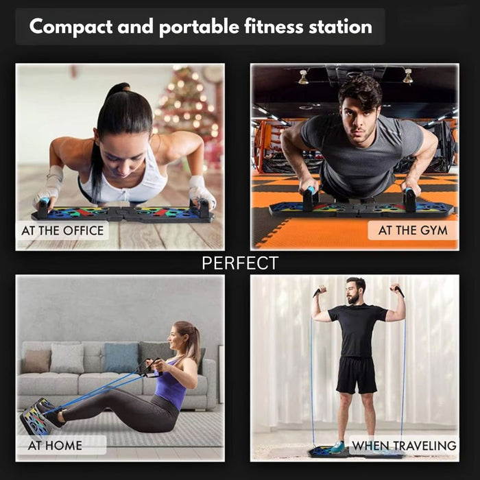 Foldable Push up Board Set for Full Body Fitness