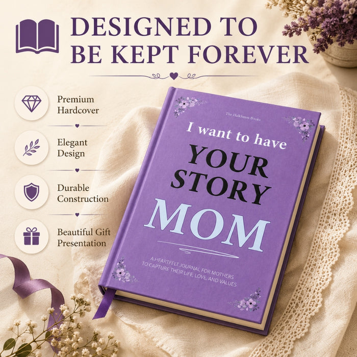 Mom - I Want To Have Your Story Memoir Journal Book