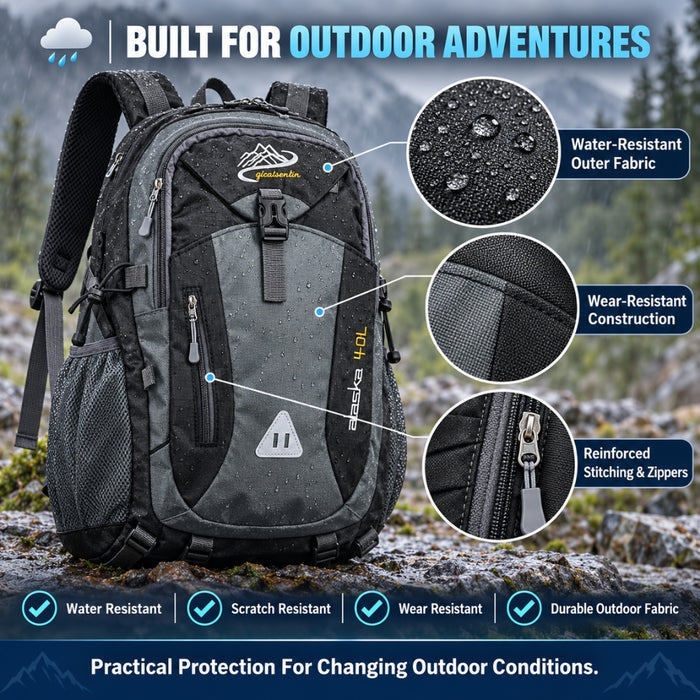 Large Capacity 40L Outdoor Travel Hiking Backpack Bag