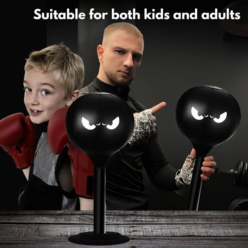 Desktop Punching Bag with Double Suction Cup Base