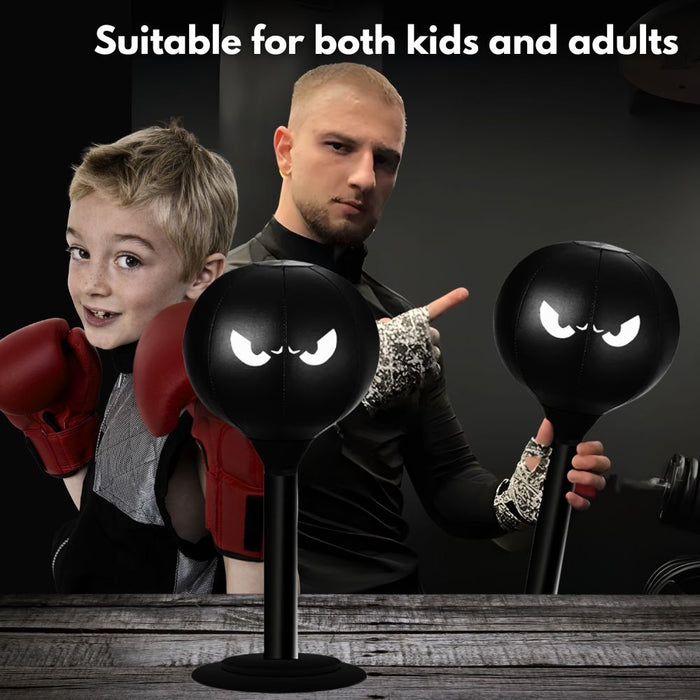 Desktop Punching Bag with Double Suction Cup Base