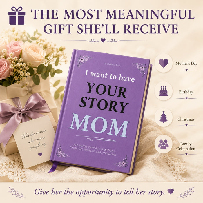 Mom - I Want To Have Your Story Memoir Journal Book