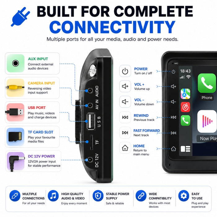 7 inch Car Radio Multimedia Video Player