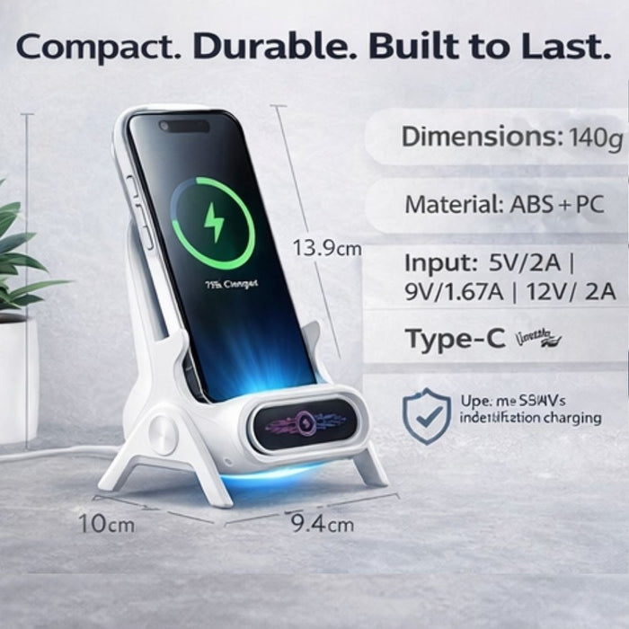 Mini Chair 15W Fast Wireless Charging Stand