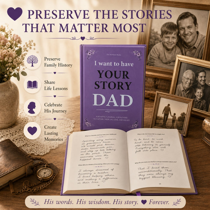 Dad - I Want To Have Your Story Memoir Journal Book