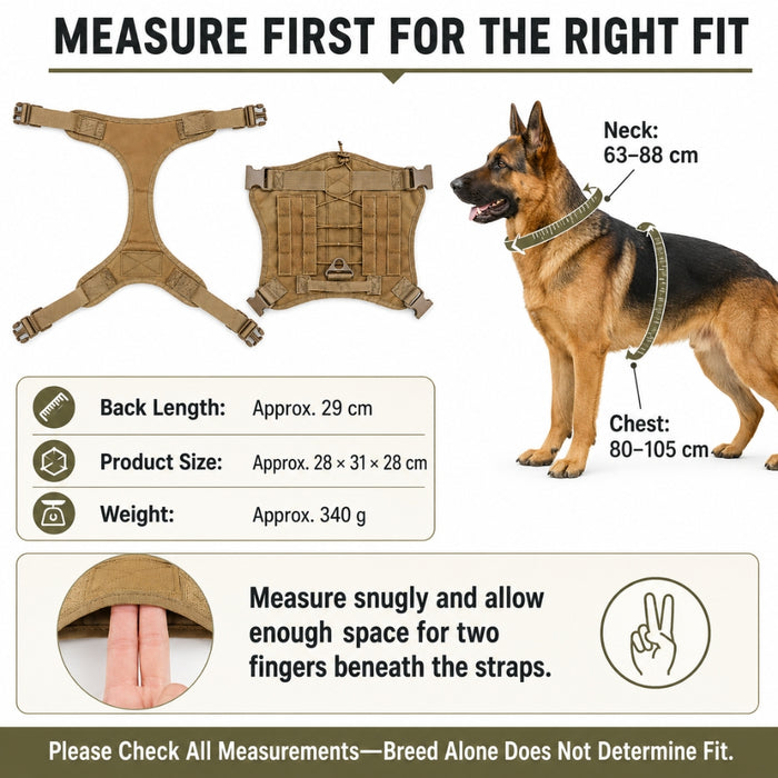 TactiPaw Adjustable Dog Harness