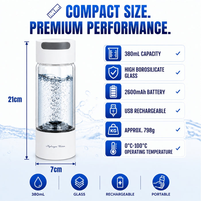 Hydrogen Water Generator Bottle 380mL