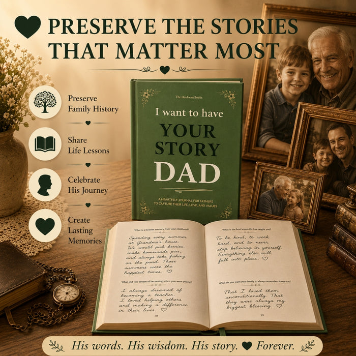 Grandpa - I Want To Have Your Story Memoir Journal Book