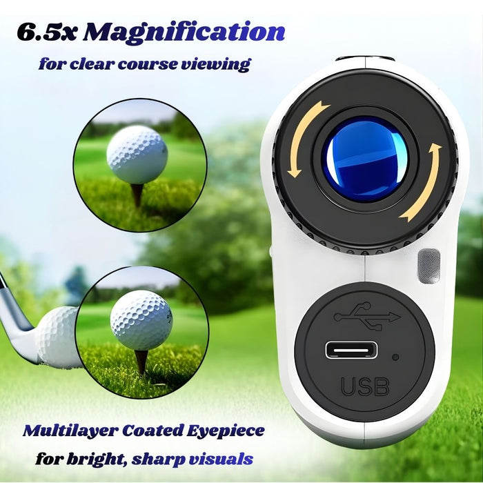 Rechargeable High-Precision Golf Laser Rangefinder 5–1000m