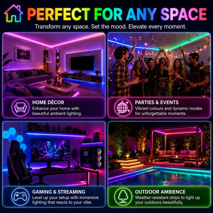 Remote Controlled Infrared Ready RGB LED Lights