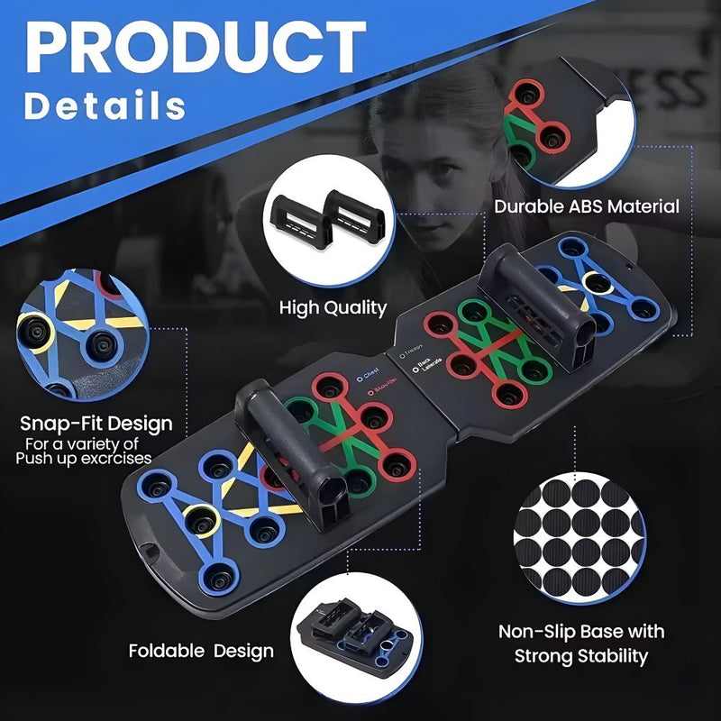 Foldable Push up Board Set for Full Body Fitness