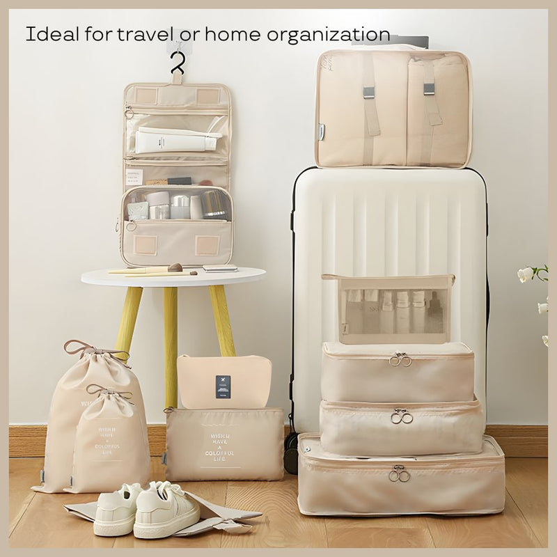 Travel Storage Packing Cubes Bag Set