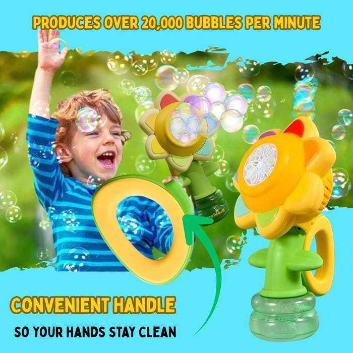 Automatic Sunflower Bubble Machine