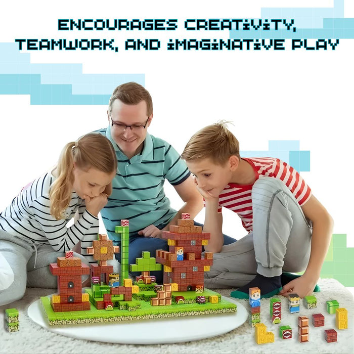 Random Minecraft Style Magnetic Building Blocks