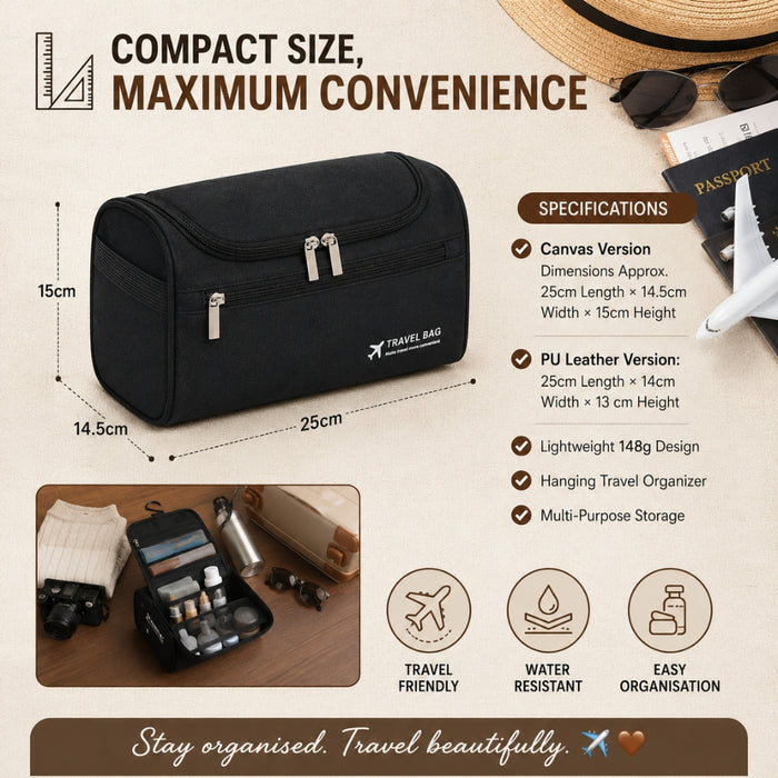Travel Hanging Cosmetic Toiletry Bag
