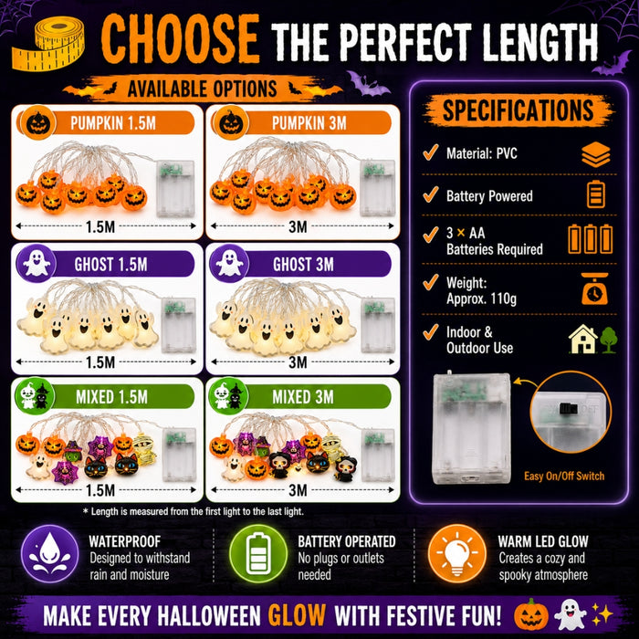 Halloween Decoration LED String Lights