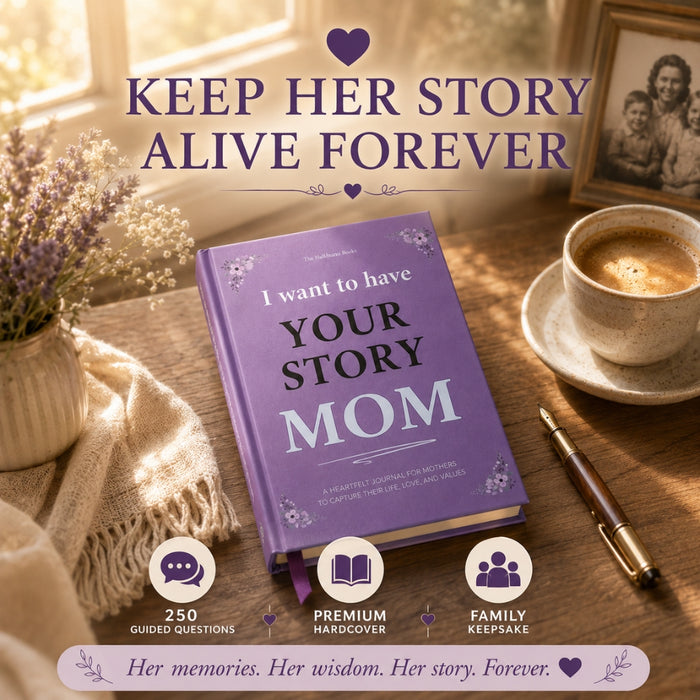 Mom - I Want To Have Your Story Memoir Journal Book