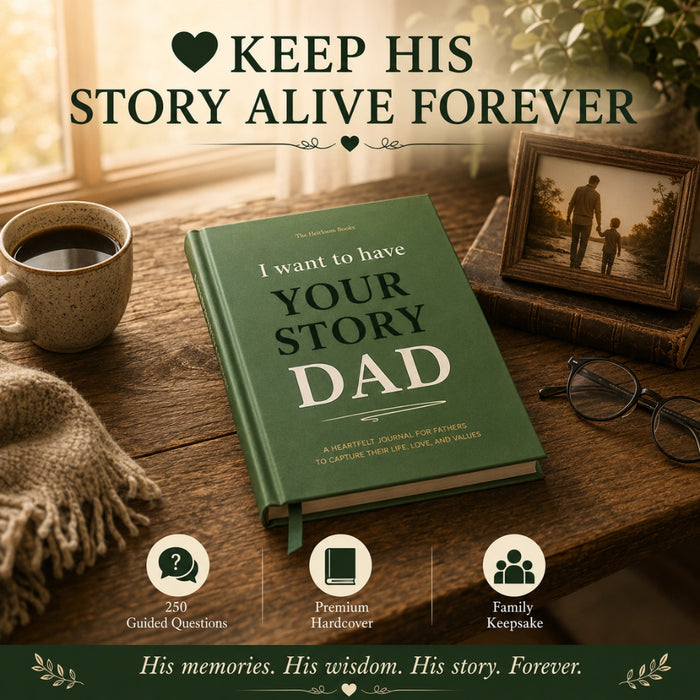 Grandpa - I Want To Have Your Story Memoir Journal Book