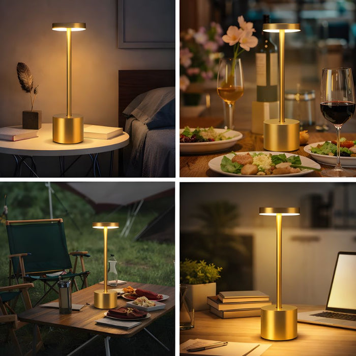 Rechargeable 3 Colors Adjustable Sensor LED Table Lamp