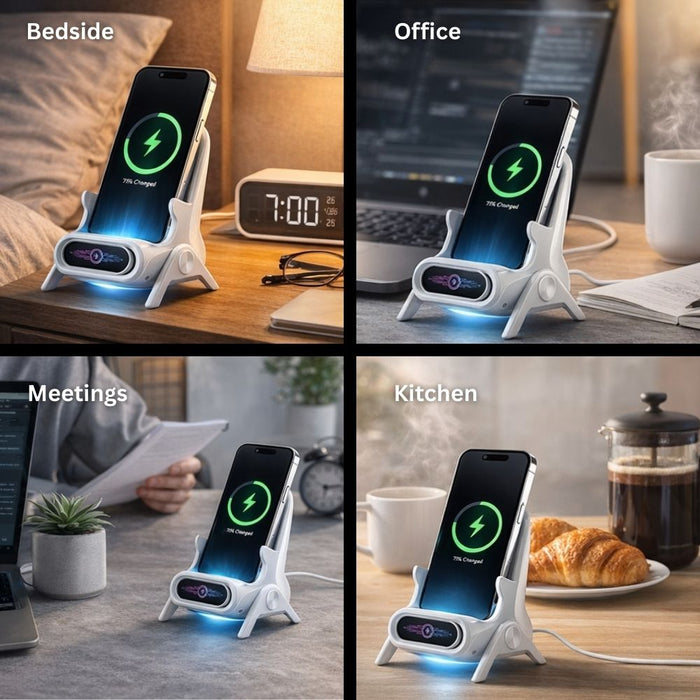 Mini Chair 15W Fast Wireless Charging Stand