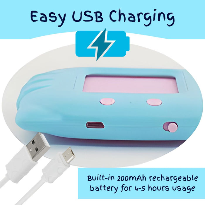 Audible Flash Cards Preschool Learning Machine - USB Rechargeable