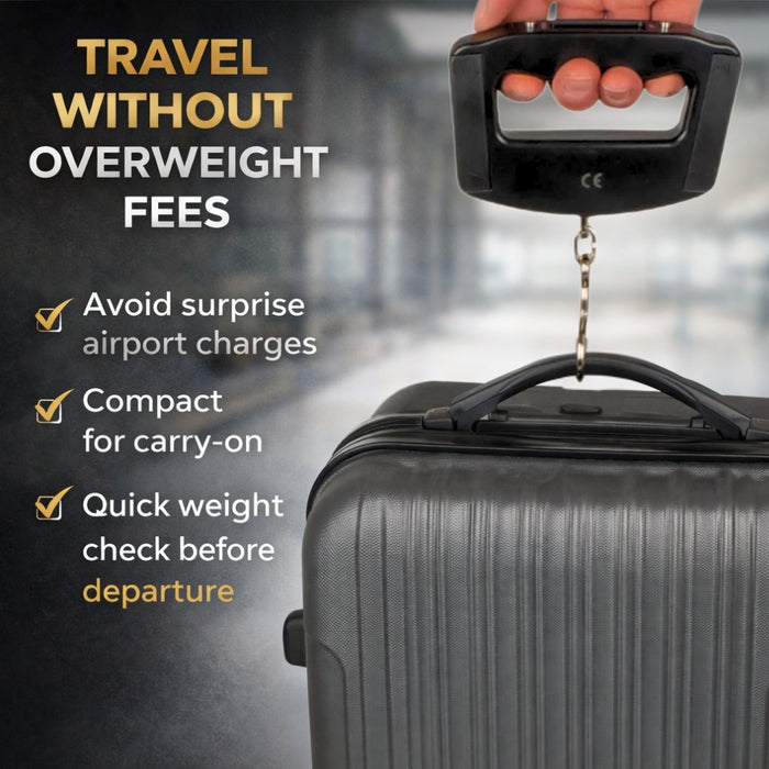 Portable Digital LCD Hanging Hook Luggage Scale