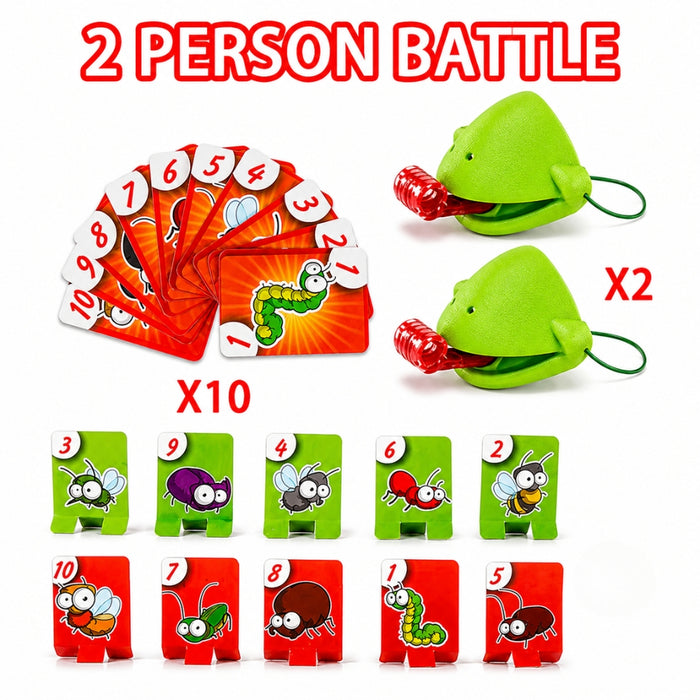Frog Lizard Mask Wagging Tongue Card Party Game