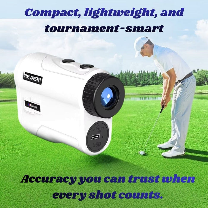 Rechargeable High-Precision Golf Laser Rangefinder 5–1000m