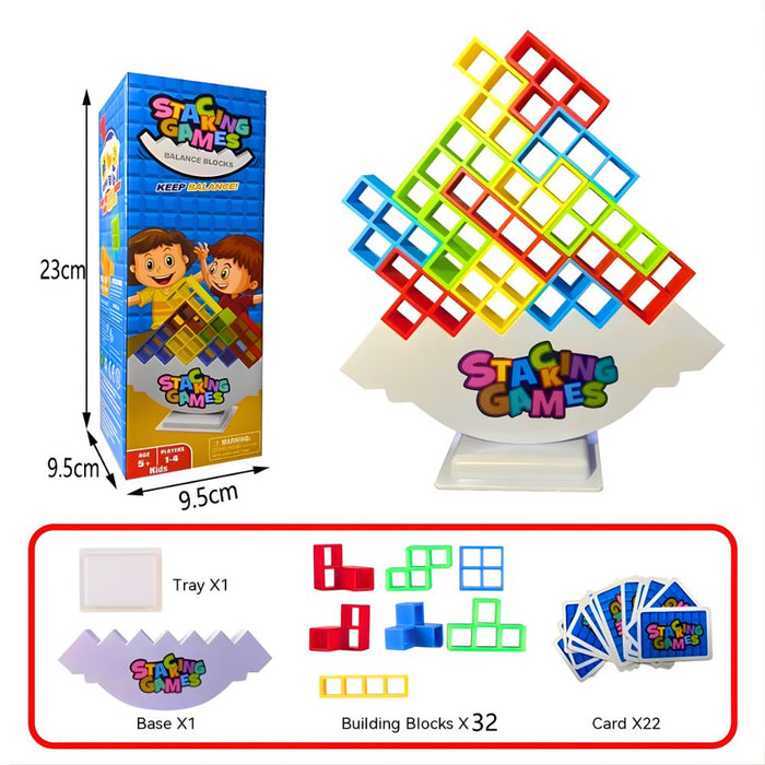 Balance Building Block Stacking Tower Game