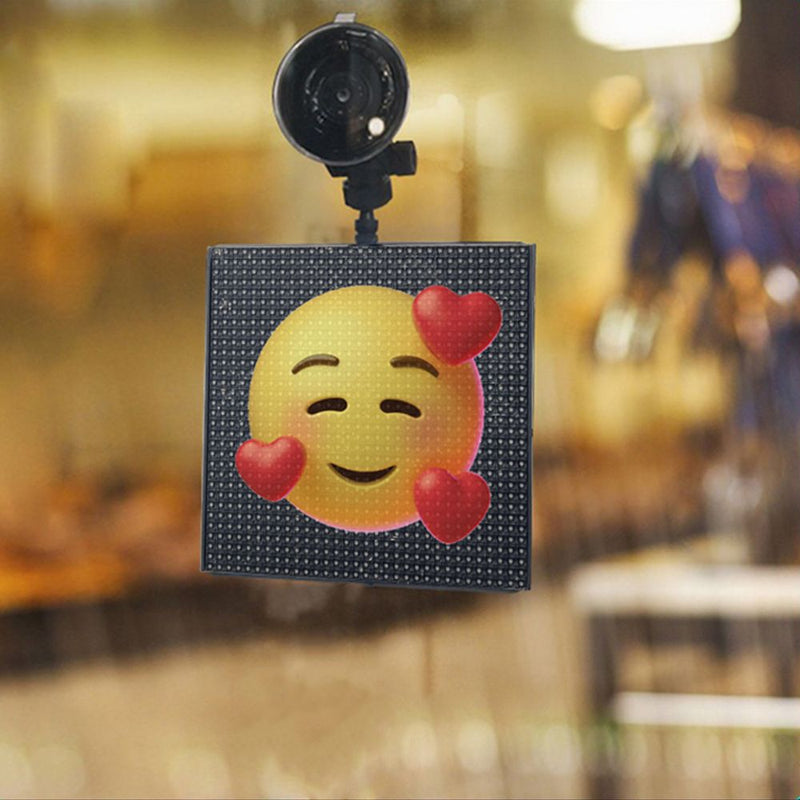 APP Controlled Wireless Emoji and Text Car Display Screen