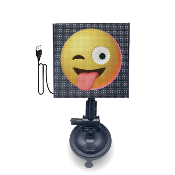 APP Controlled Wireless Emoji and Text Car Display Screen