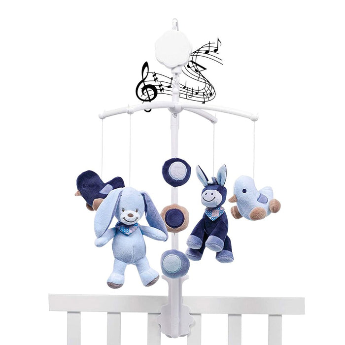 Battery Operated Winding Baby Lullaby Player and Rotating Mobile