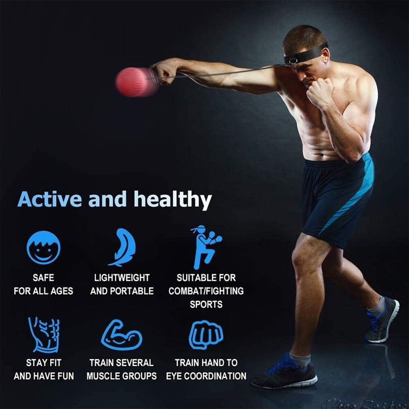 Boxing Reflex Ball Portable Training and Fitness Exercise Equipment