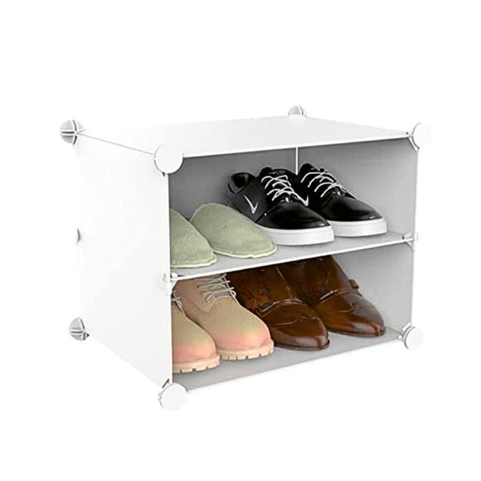 1/2 Door Large Capacity Shoe Display Organization Cabinet