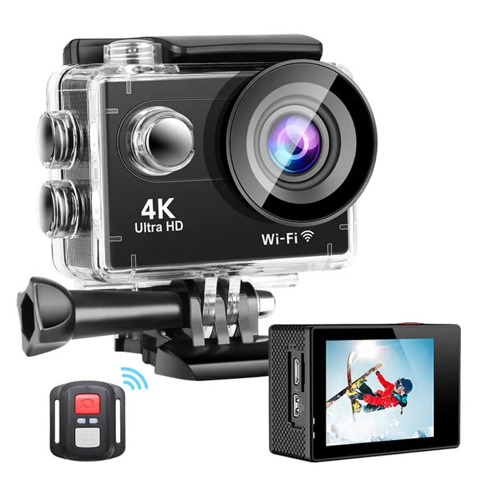 WiFi Sport Camera Kit with Remote Control & Waterproof Case