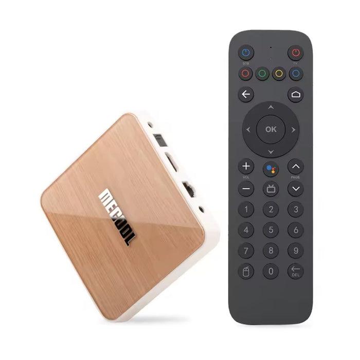 MECOOL KM6 4K Deluxe Edition Smart TV BOX Android TV Media Player with Remote Control