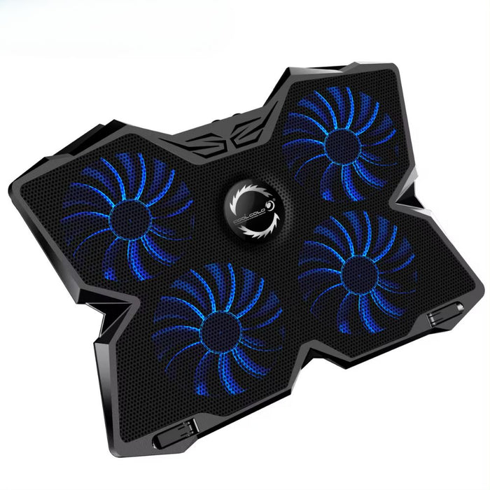 Rapid Action Laptop Cooling Fan Pad and Laptop Stand