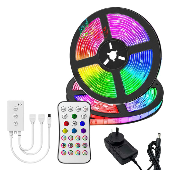 App Ready Wi-Fi Enabled Voice Control Smart LED RGB Strip Light in 5m or 10m