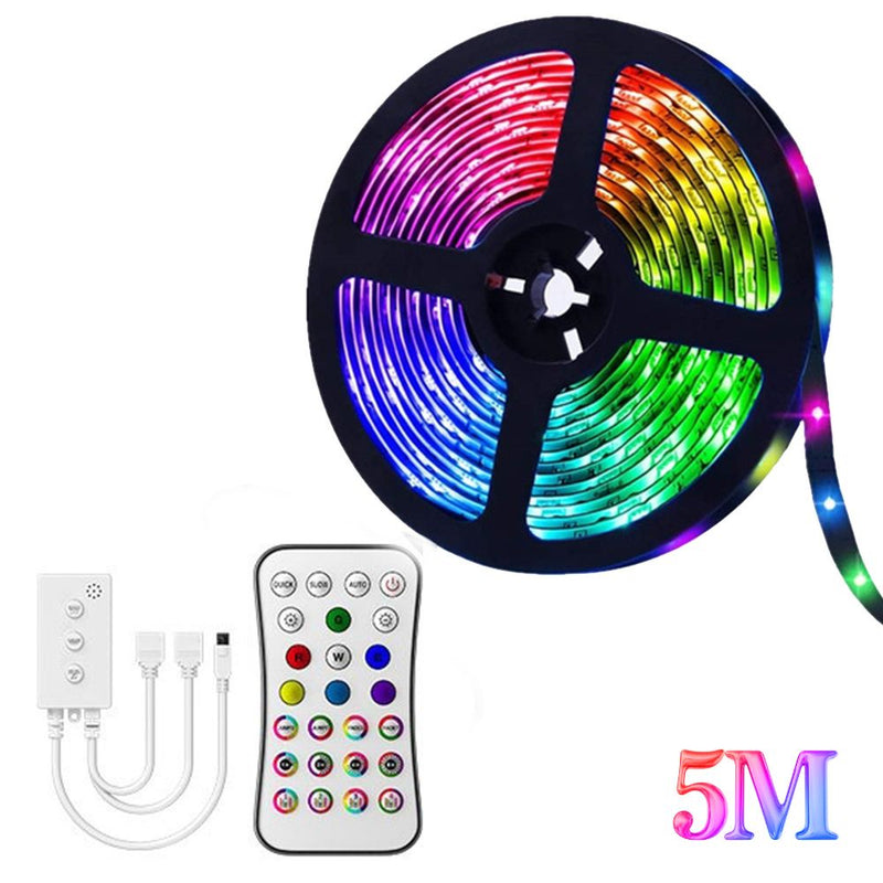 App Ready Wi-Fi Enabled Voice Control Smart LED RGB Strip Light in 5m or 10m