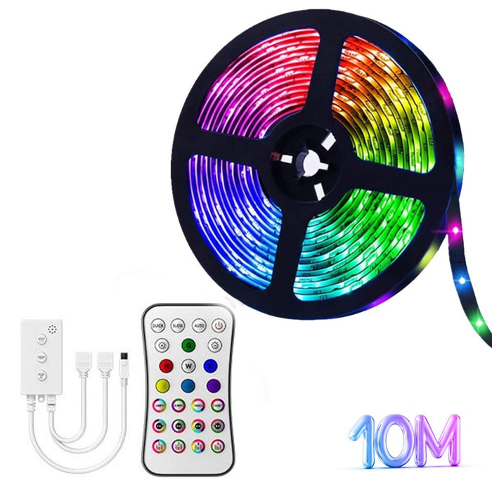 App Ready Wi-Fi Enabled Voice Control Smart LED RGB Strip Light in 5m or 10m