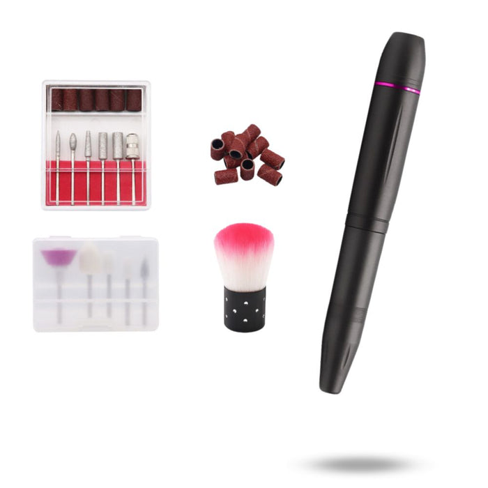 Electric Nail File Acrylic Manicure Drilling Kit - USB Powered