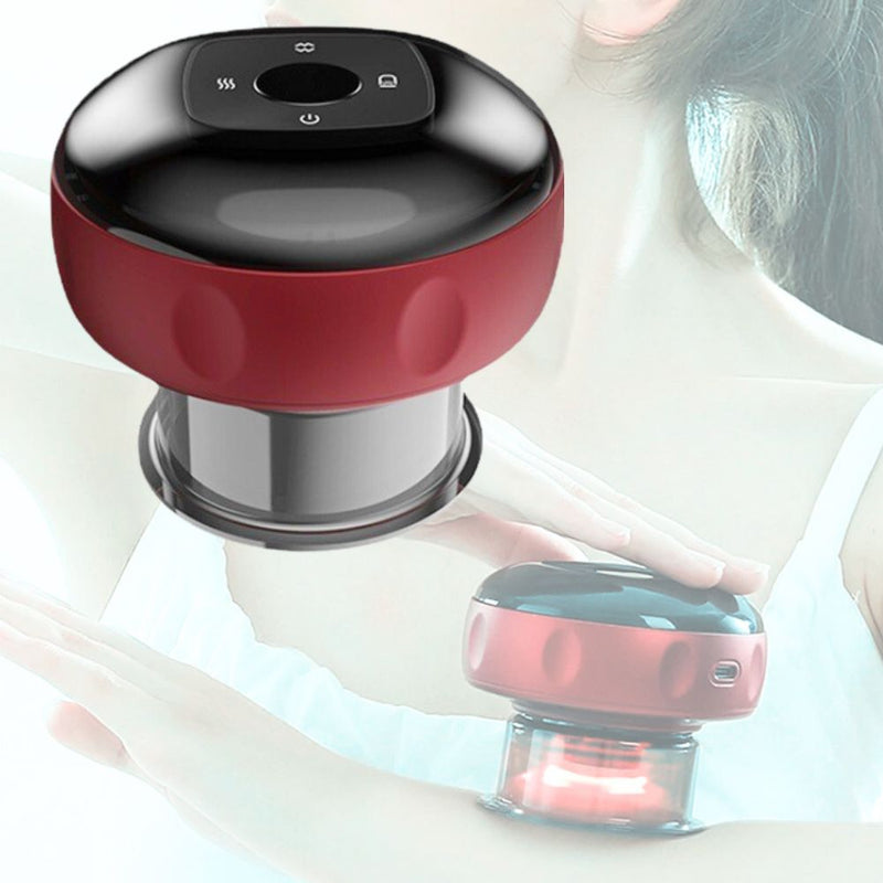 USB Rechargeable 6-Level Electric Cupping Guansha Massager - USB Powered or Rechargeable