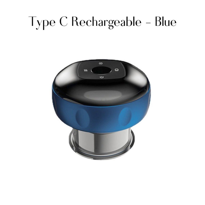 USB Rechargeable 6-Level Electric Cupping Guansha Massager - USB Powered or Rechargeable