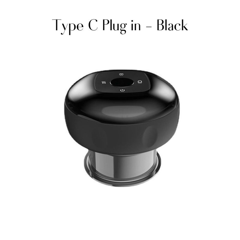 USB Rechargeable 6-Level Electric Cupping Guansha Massager - USB Powered or Rechargeable