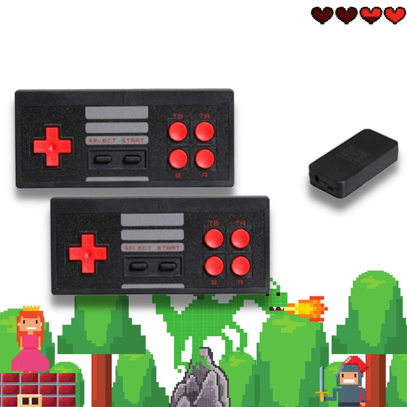 Wireless Handheld TV Gaming Console with Built-in Retro Games