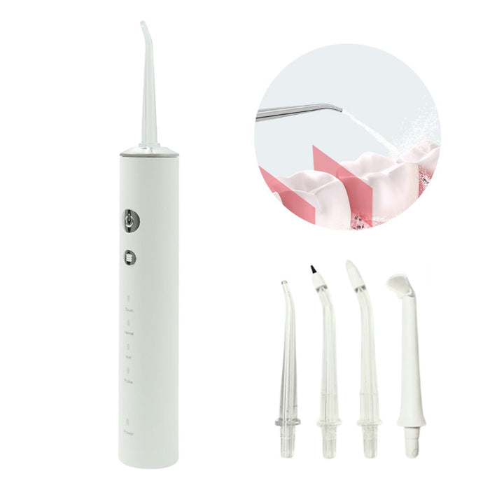 Electric Dental Care Flosser Device with No Water Tank - USB Rechargeable