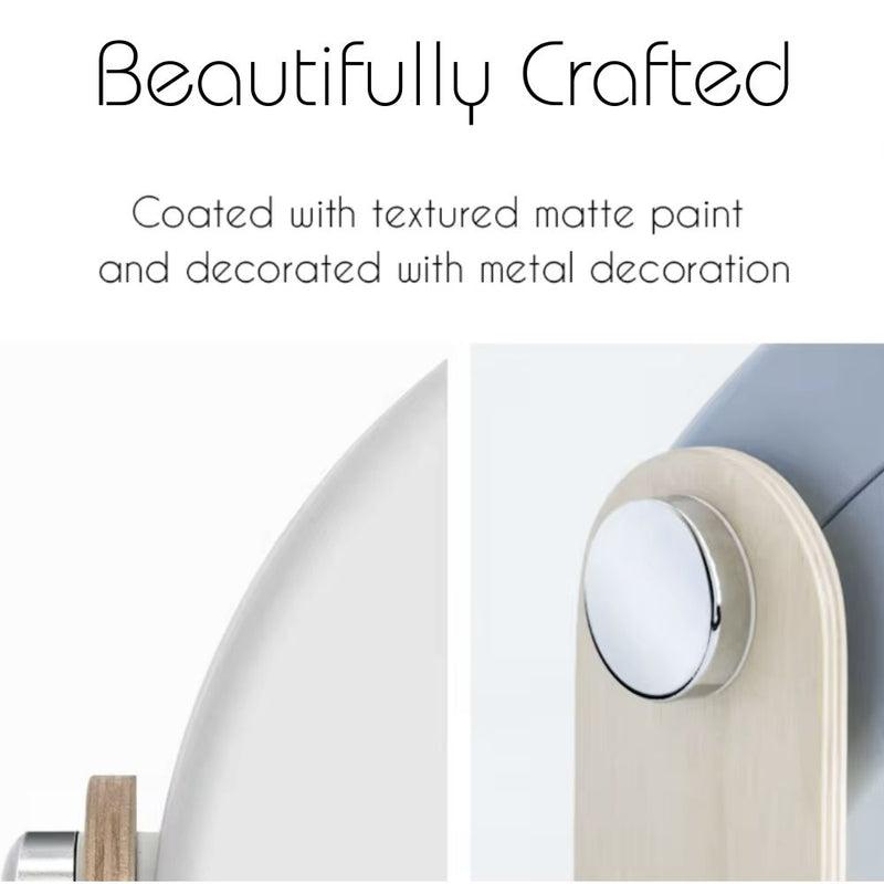 USB Rechargeable LED Retractable Folding Lamp Portable Wooden Night Light