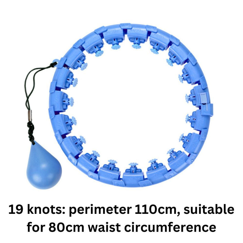 Fitness Hoop with Massage Rings with Detachable Segments